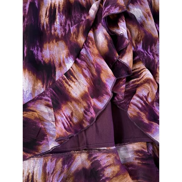 Old Navy Women’s Ruffle Trim Maxi Skirt Flowy Fairy Boho Elastic Waist XXL - Picture 8 of 10